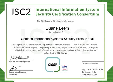 CISSP .